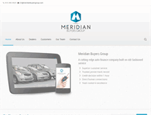 Tablet Screenshot of meridianbuyersgroup.com